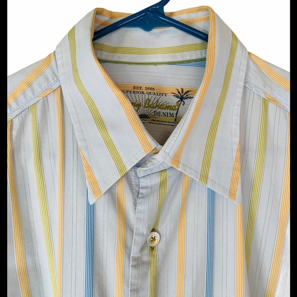Tommy Bahama DENIM Men’s XL Long Sleeve Shirt - Picture 3 of 12